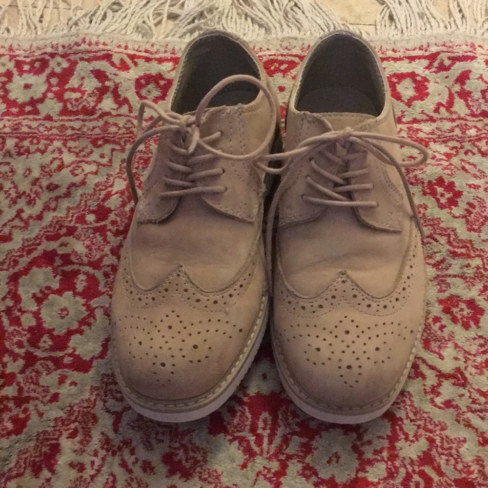 Suede oxford shoes for boys